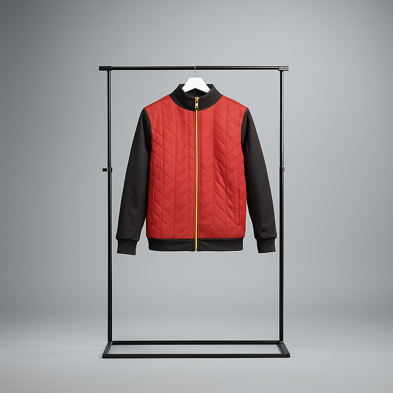 کاپشن مردانه قرمز مدل Homan