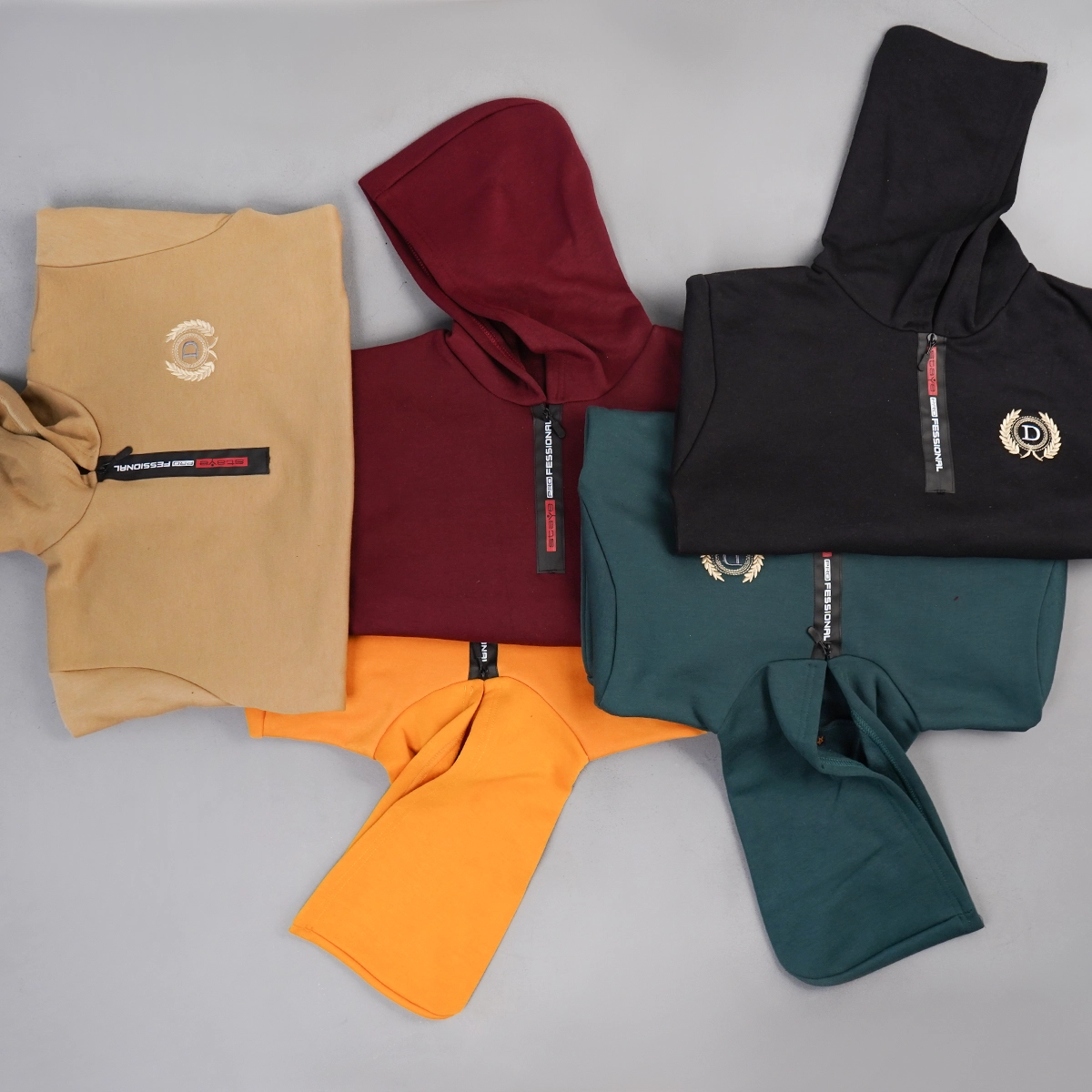 هودی مردانه طرحD سبز مدل Parham