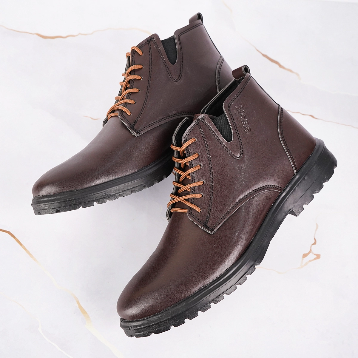 نیم بوت مردانه قهوه ای مدل GEOX