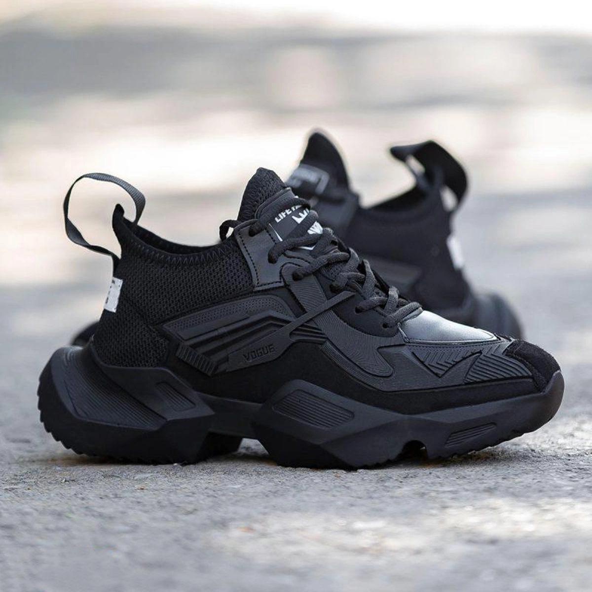 کفش ورزشی مردانه مشکی مدل ETEN