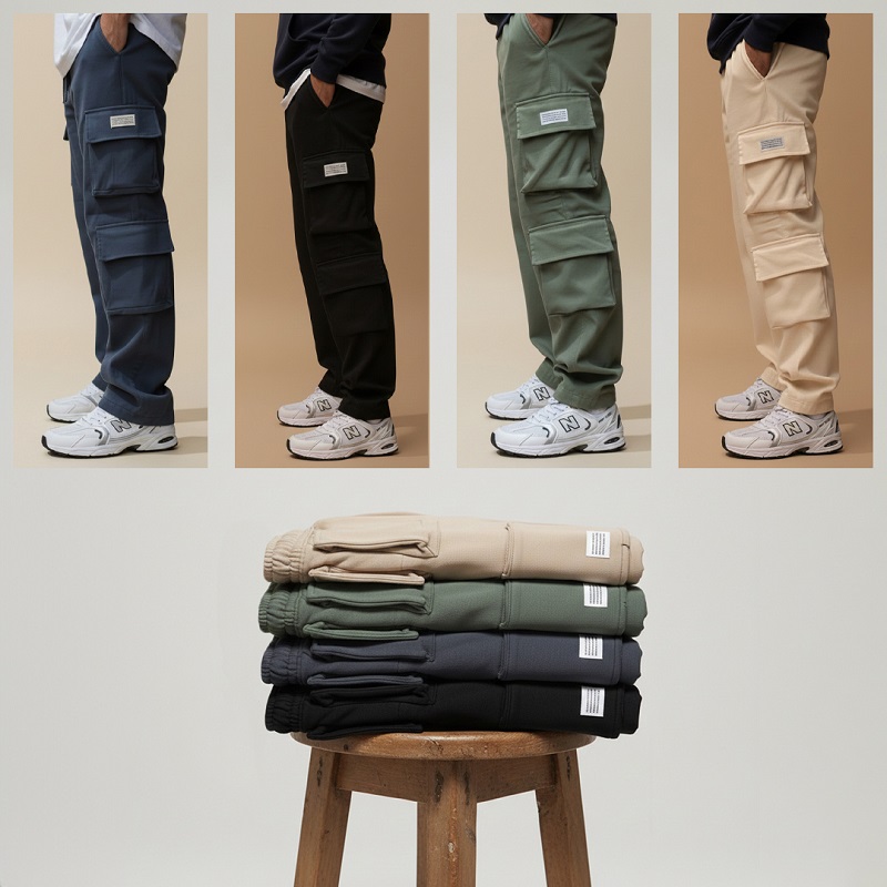 شلوار بنگال کارگو مردانه مدل HAMED-مشکی