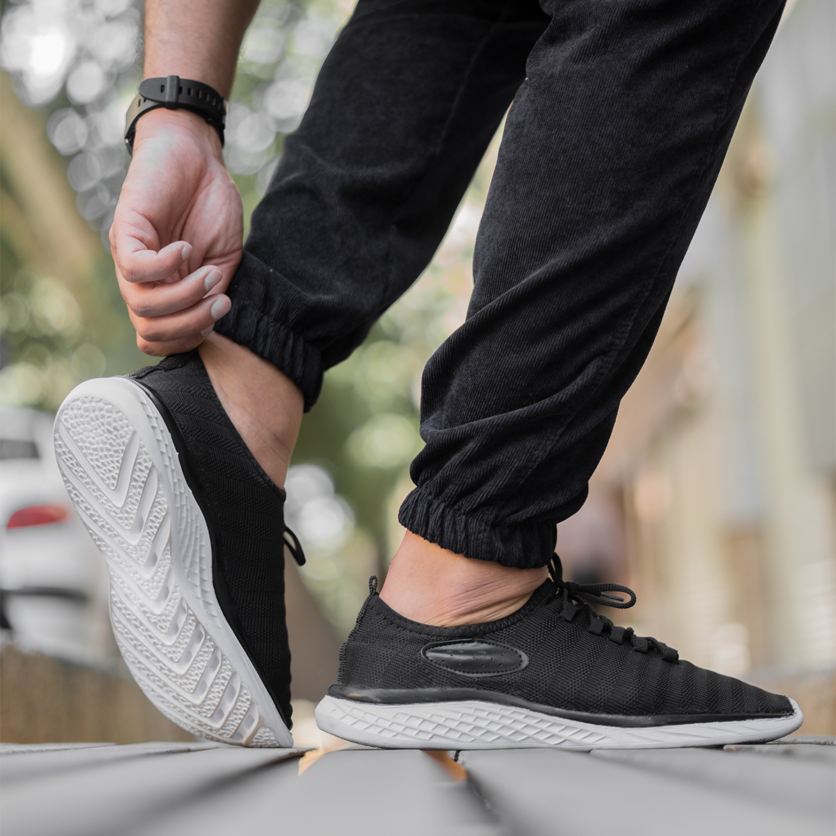 کفش ورزشی مشکی مردانه مدل Uamak