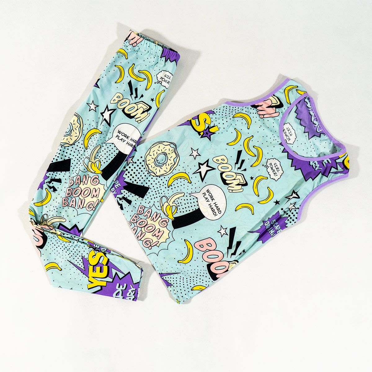 ست تاپ و ساپورت زنانه سبز مدل Emily