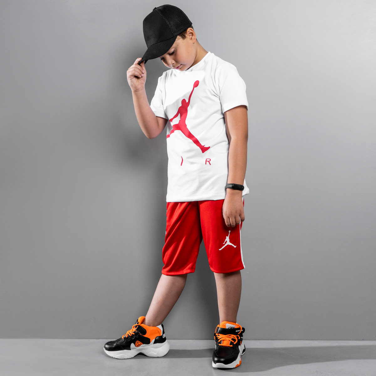 ست تیشرت شلوارک Jordan بچگانه مدل Z138