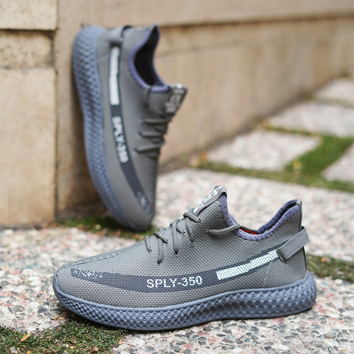 کفش ورزشی Sply-350 مردانه طوسی سفیدمدل Yogi