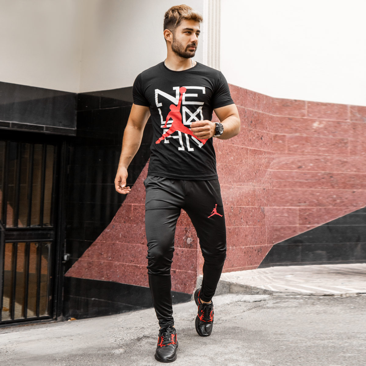 ست تیشرت شلوار جردن مردانه مدل Pakan