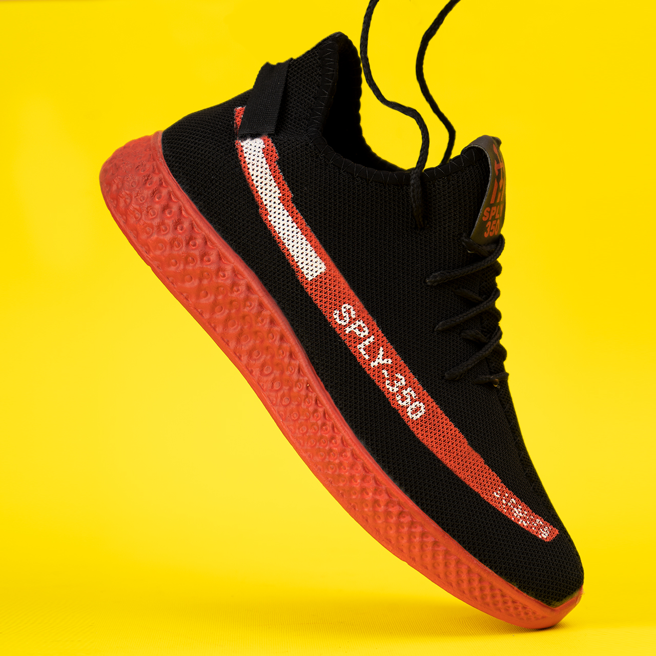 کفش ورزشی Sply-350 مردانه مشکی قرمز مدلYogi