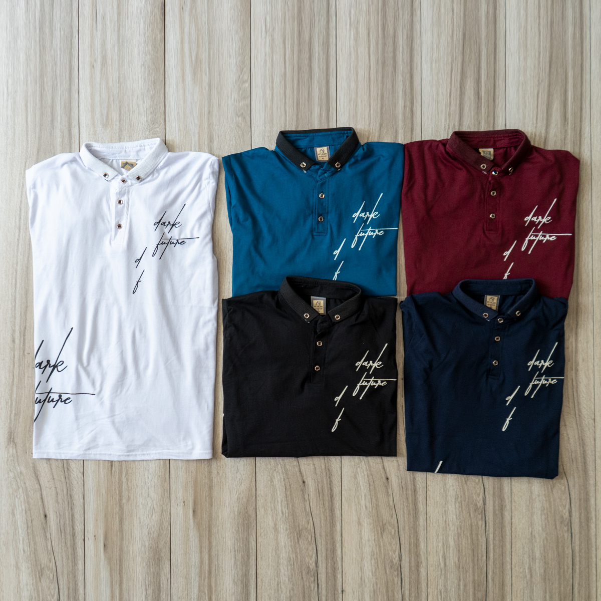 تیشرت مردانه سرمه ای مدل Lavia