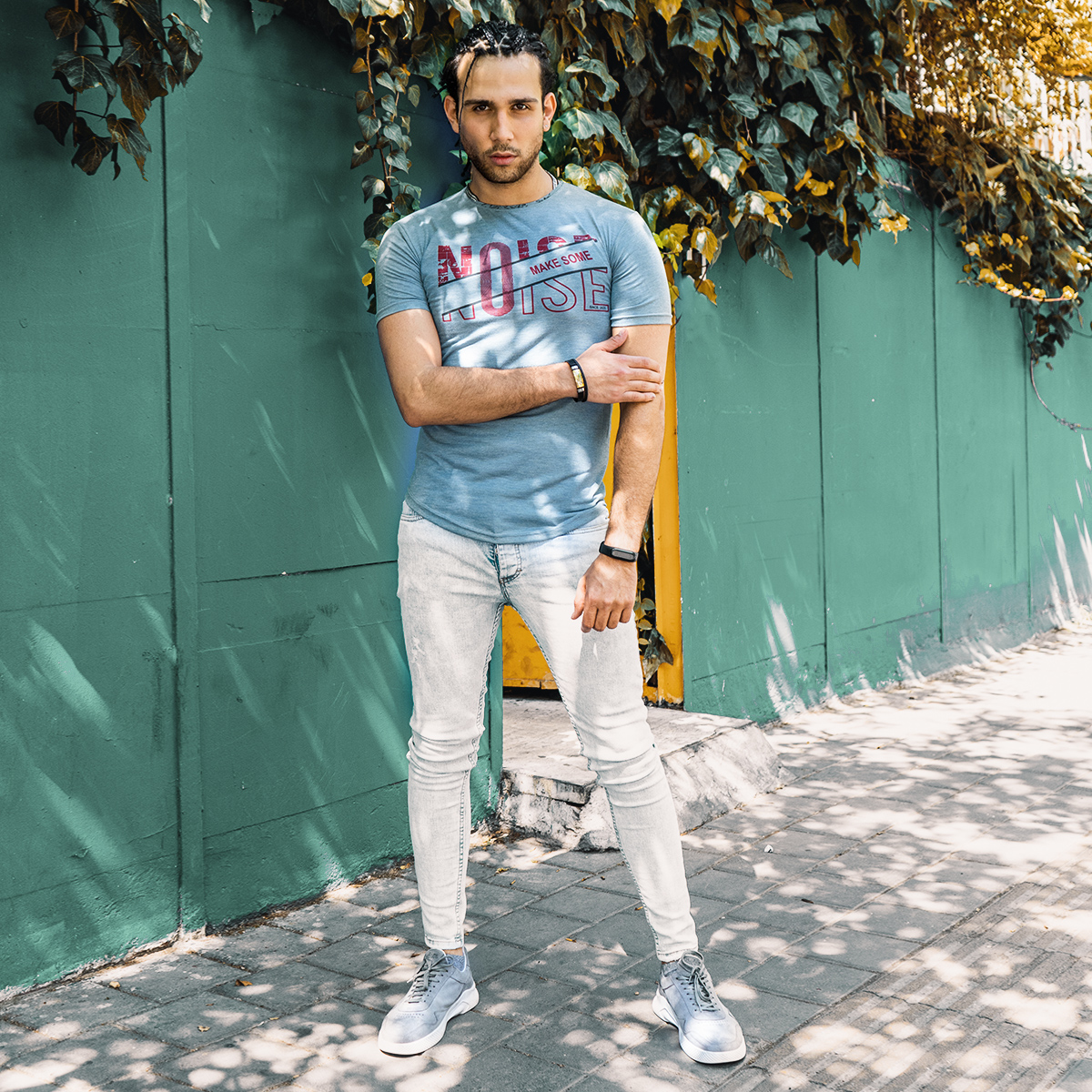 تیشرت NOISE مردانه آبی مدل Otis