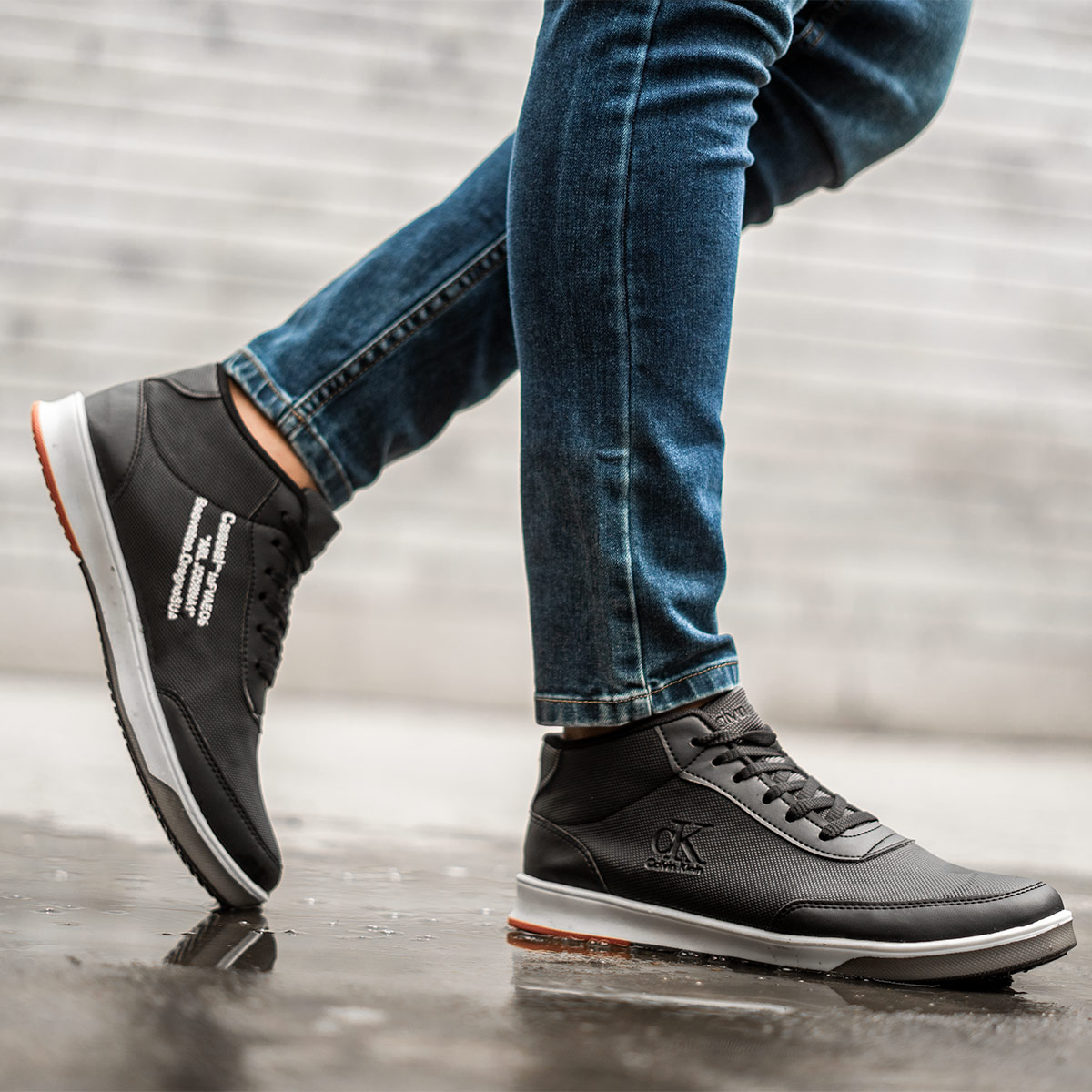 نیم بوت مردانه CK مدل Sevil