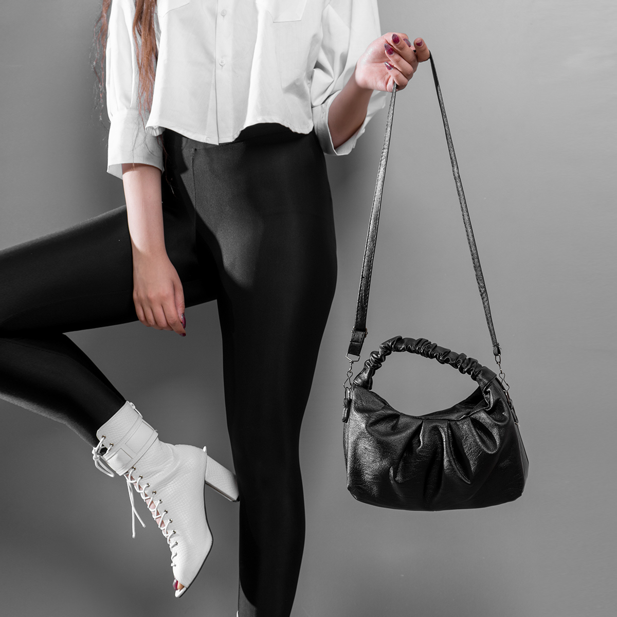 کیف دستی مشکی دخترانه مدل Maren