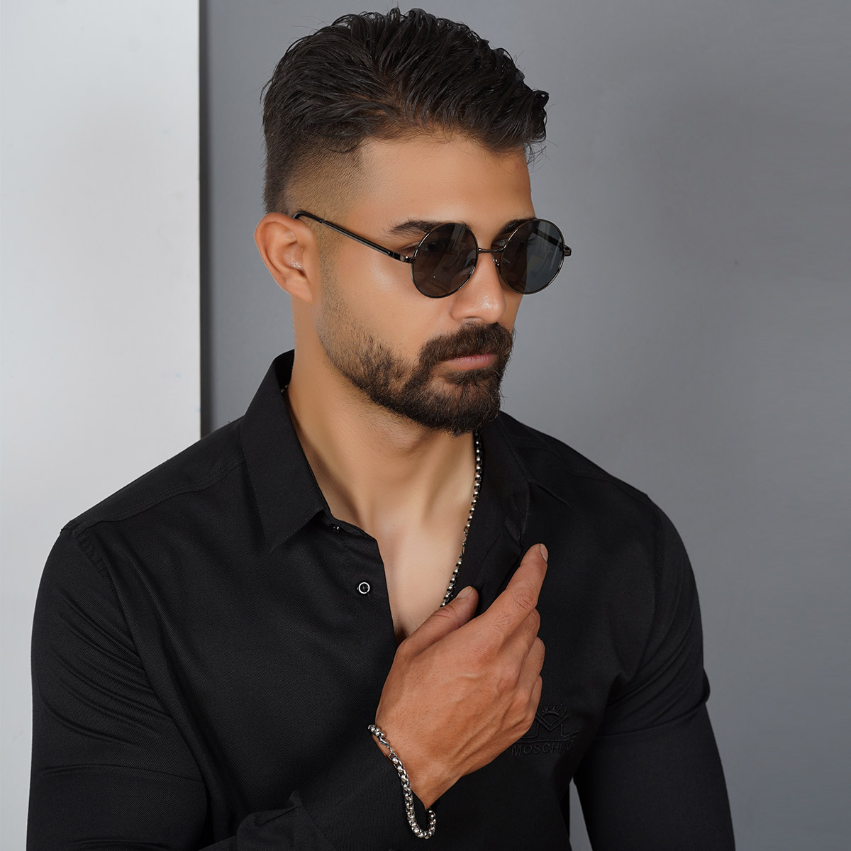 عینک مشکی مردانه مدل Harry Potter