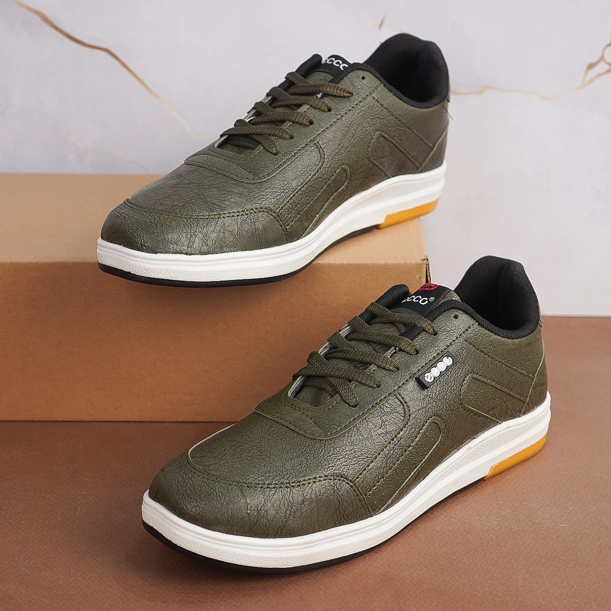 کفش مردانه ecco سبز مدل Viksa