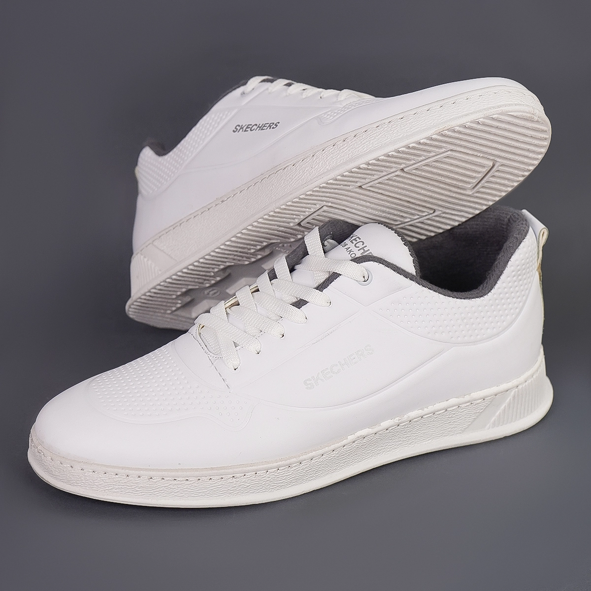 کفش تخت مردانه سفید Skechers مدلDavid