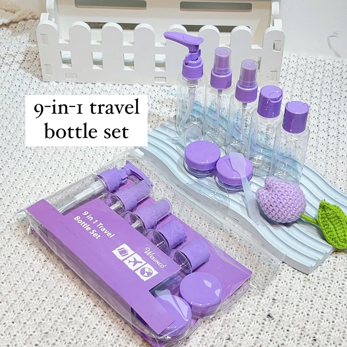 ست مسافرتی لوازم آرایشی و بهداشتی ۹ تکه