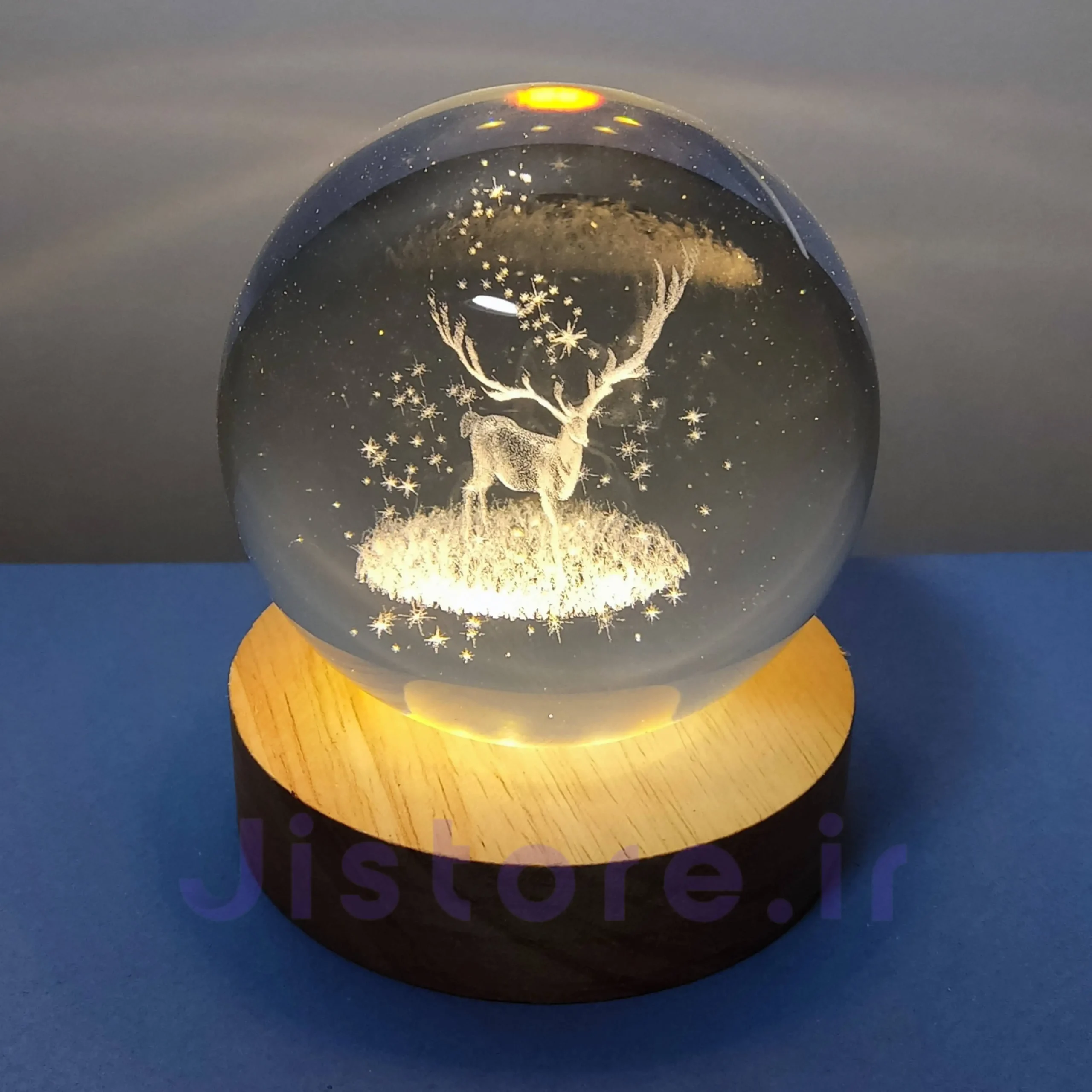 گوی چراغ خواب کریستالی 3D