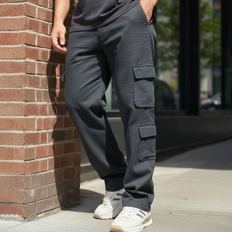 شلوار شش جیب مدل Reza-دودی